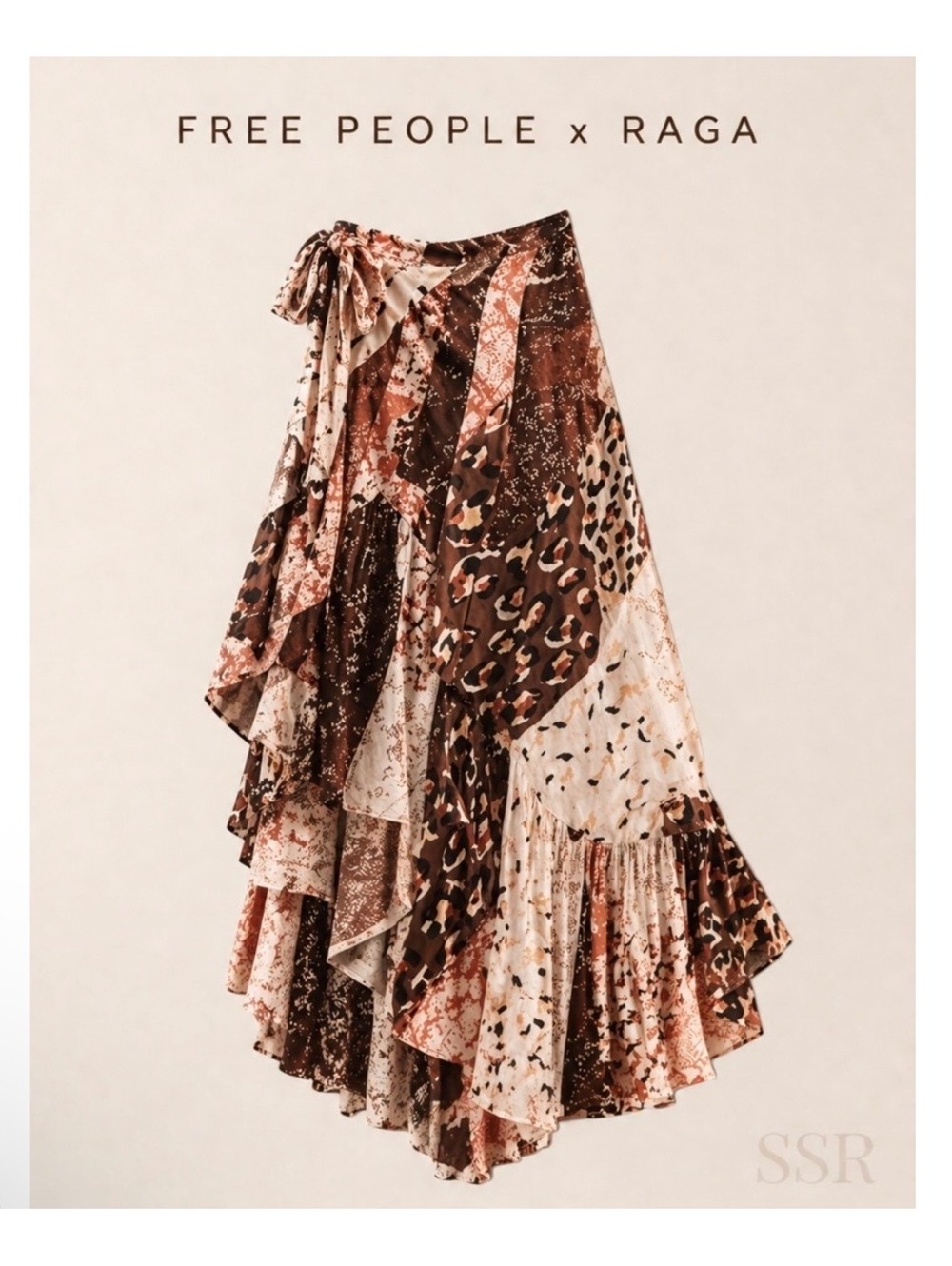 Free People x Raga Congo Wrap Skirt
